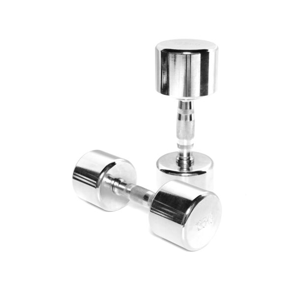 Body Power 12.5Kg Ergo Chrome Dumbbells (x2)