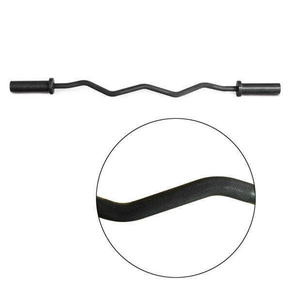 Body Power BLACK Olympic Curl Bar