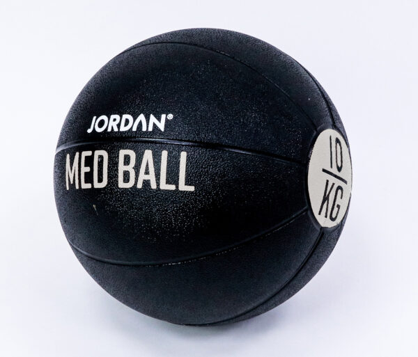 JORDAN 10kg Medicine Ball - Black/Grey