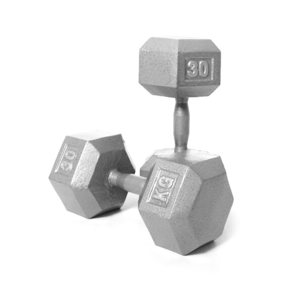 Body Power 22.5kg Hex Dumbbells (x2)