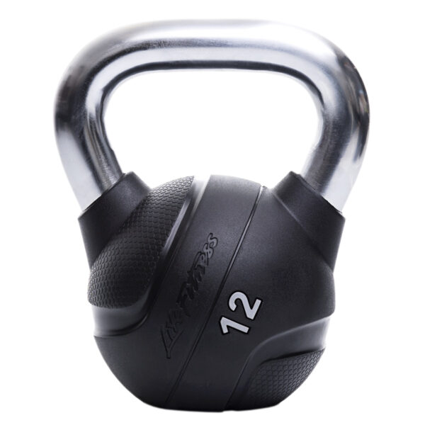 Life Fitness 12kg Rubber Kettlebell