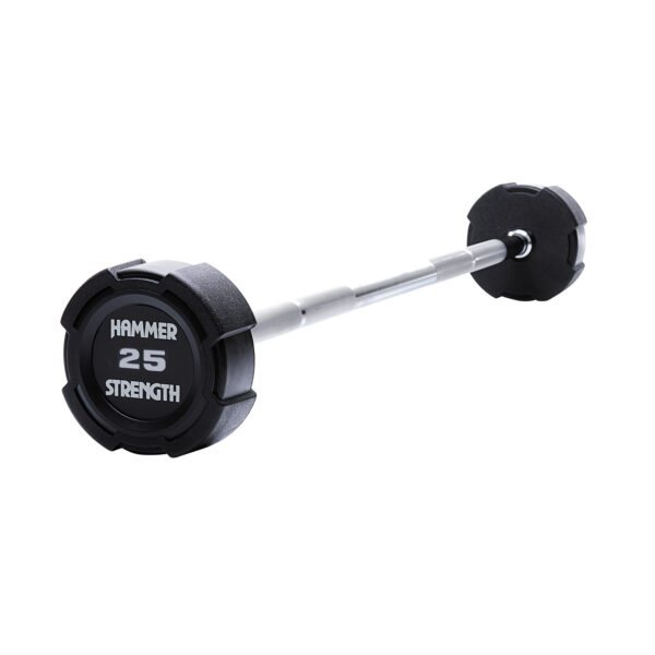 Hammer Strength 25Kg Rubber Straight Barbell