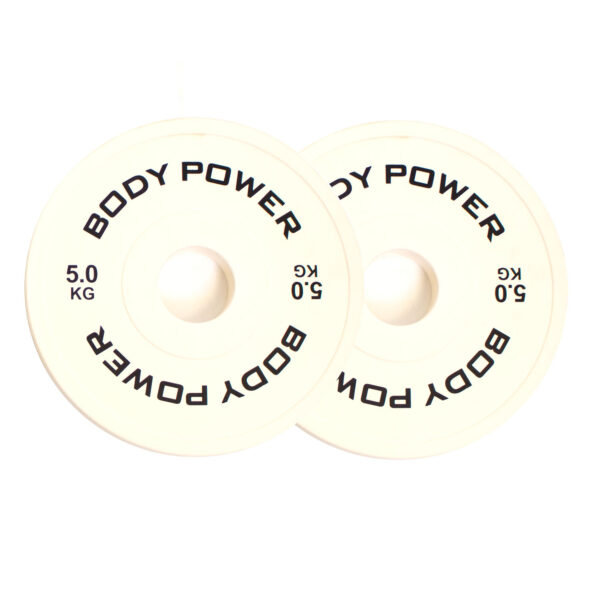 Body Power 5Kg Coloured Fractional Olympic Disc (x2)
