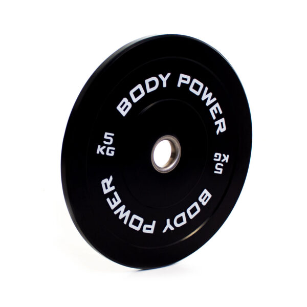 Body Power 20kg Hi-Temp Rubber Crumb Olympic Bumper Plate x1 (New Design)
